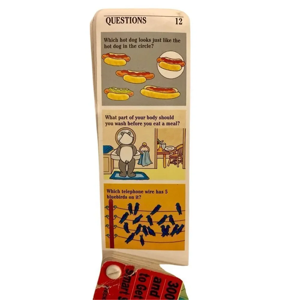Brain Quest Preschool Age 4 300 Questions Answer Fan Cards